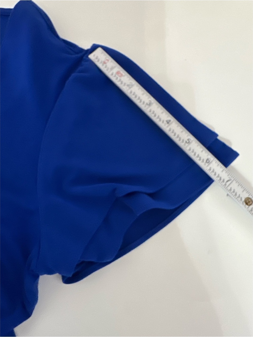 Calvin Klein Casual Short Sleeves V-Neck Top - Picture 10 of 11